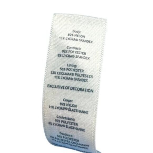 Ivivva | Blue & Pink Print Double Dutch Athletic Racerback Top Big Girl Size 12 - Picture 10 of 11